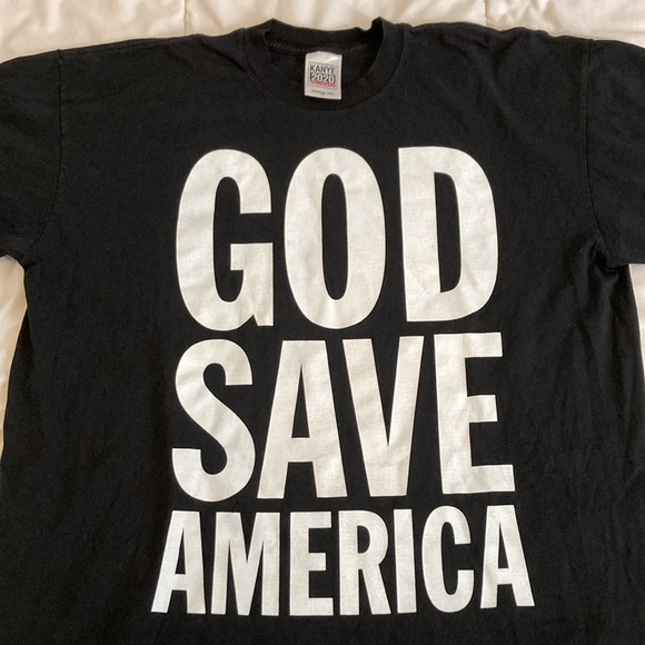 Kanye 2020 Vision "God Save America" Tee Size XL - Picture 4 of 5